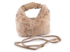 Kožešinová kabelka 24x21 cm