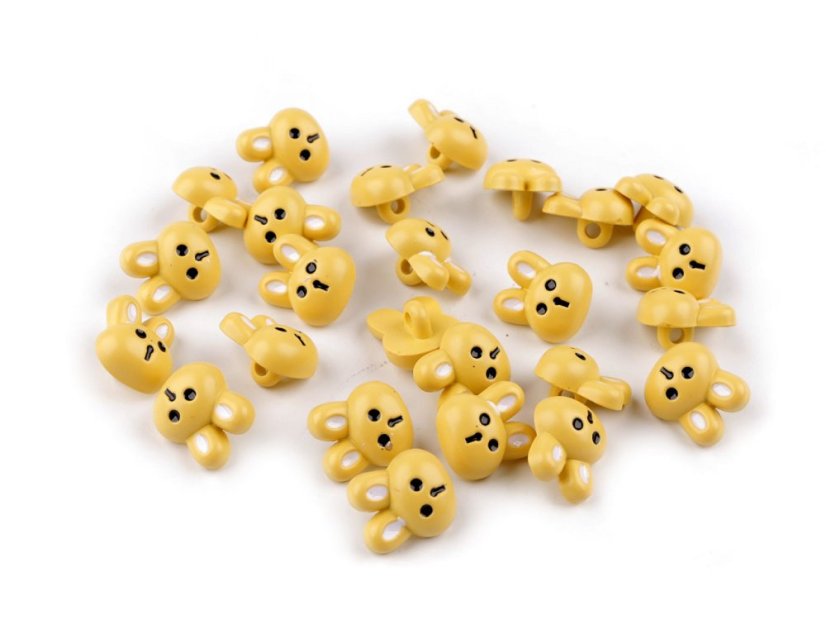 Knoflík dětský zajíc, medvěd, panda