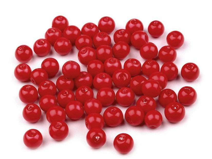 Skleněné voskové perly Ø6 mm