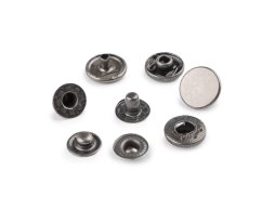 Kovové druky Ø12 mm na středně silné látky, z nerezové oceli