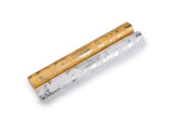 Vánoční organza s potiskem - hvězda, šíře 36 cm