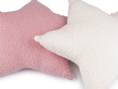 Dekorační polštář hvězda buklé Ø40 cm