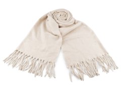 Zimní šála / pléd buklé s třásněmi 65x190 cm