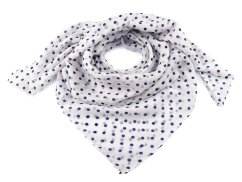 Šátek s puntíky 85x90 cm