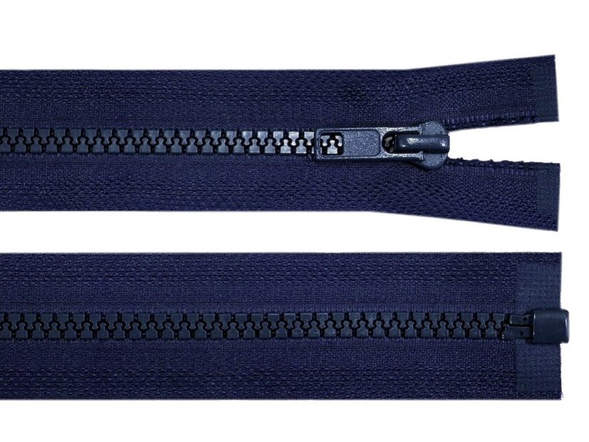 Kostěný zip šíře 5 mm délka 50 cm bundový