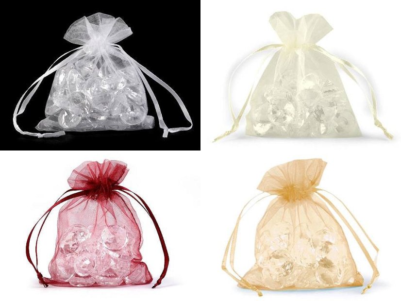Dárkový pytlík 9x11 cm organza