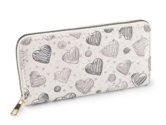 Dámská / dívčí peněženka srdce 10x19 cm