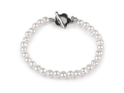 Náramek z nerezové oceli perlový