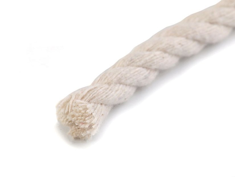 Bavlněná šňůra kroucená Ø5 a 6 mm