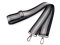 Textilní ucho / popruh na tašku s karabinami délka 79-142 cm