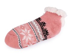 Ponožky zimní s protiskluzem, krátké