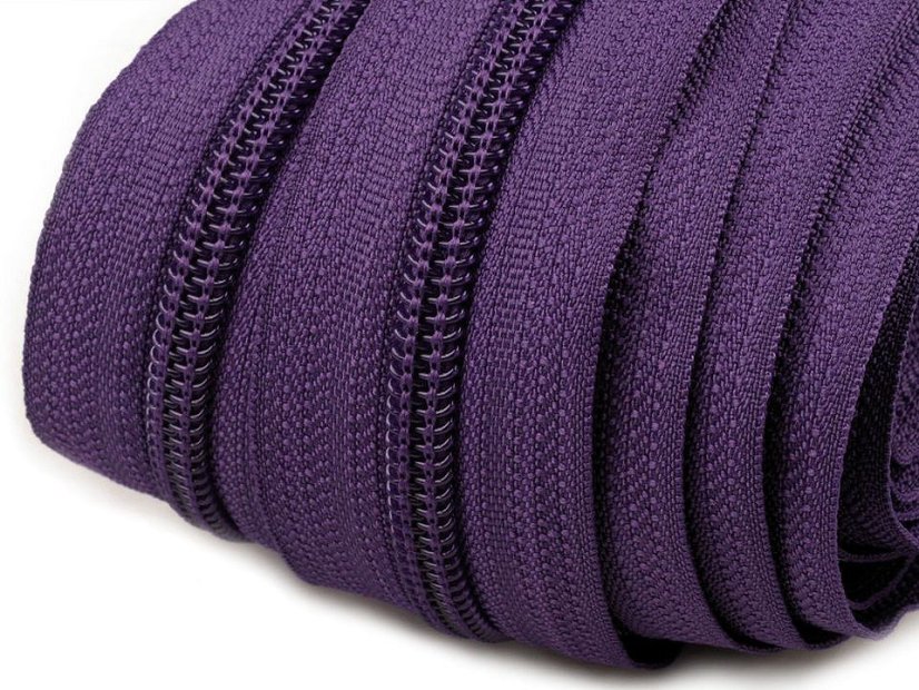 Zip spirálový 5 mm metráž pro jezdce typu POL