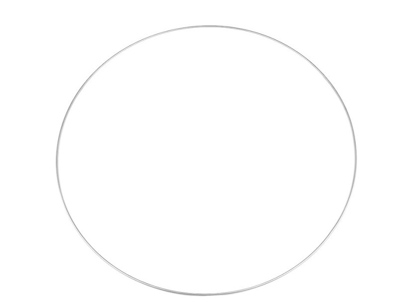 Kovový kruh na lapač snů / k dekorování Ø60 cm