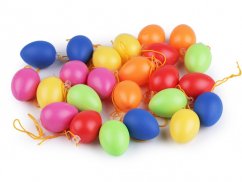 Velikonoční vajíčka k zavěšení, barevný mix