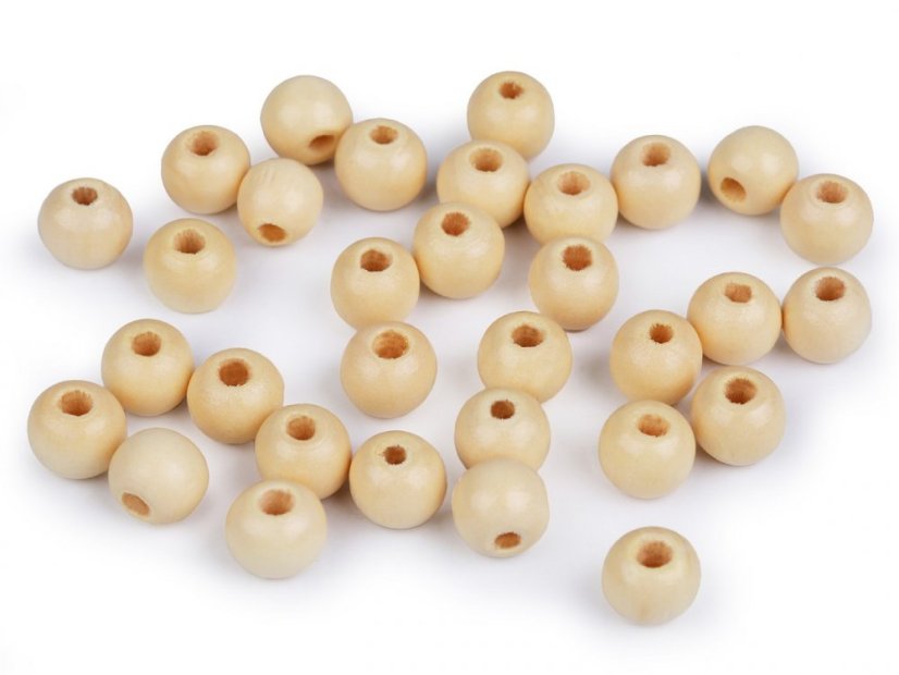Dřevěné korálky Ø10 mm