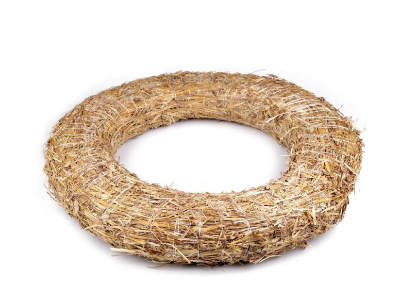 Slaměný věnec Ø60 cm, Ø70 cm
