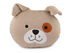 Dekorační polštář plyšový pes, kočka