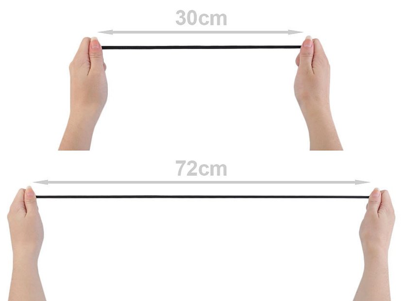 Pruženka měkká s výplní šíře 5 mm