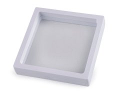 Rámeček / krabička s průhlednou fólií k originálnímu dárkovému balení 11x11 cm