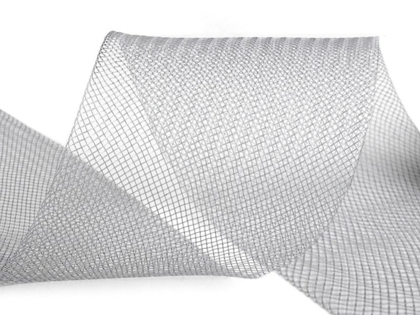 Modistická krinolína na vyztužení šatů a výrobu fascinátorů šíře 8 cm