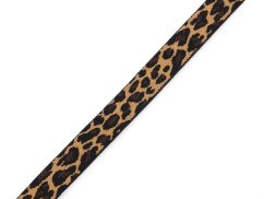 Pruženka s leopardím vzorem / ramínková šíře 10 mm