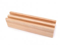 Dřevěný stojan na kruhy 5x20 cm