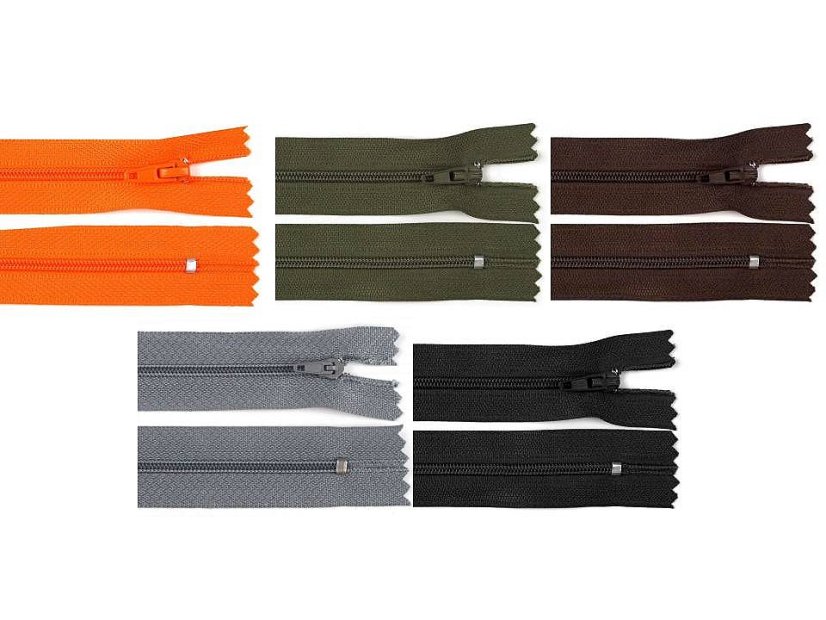 Spirálový zip šíře 3 mm délka 18 cm  pinlock