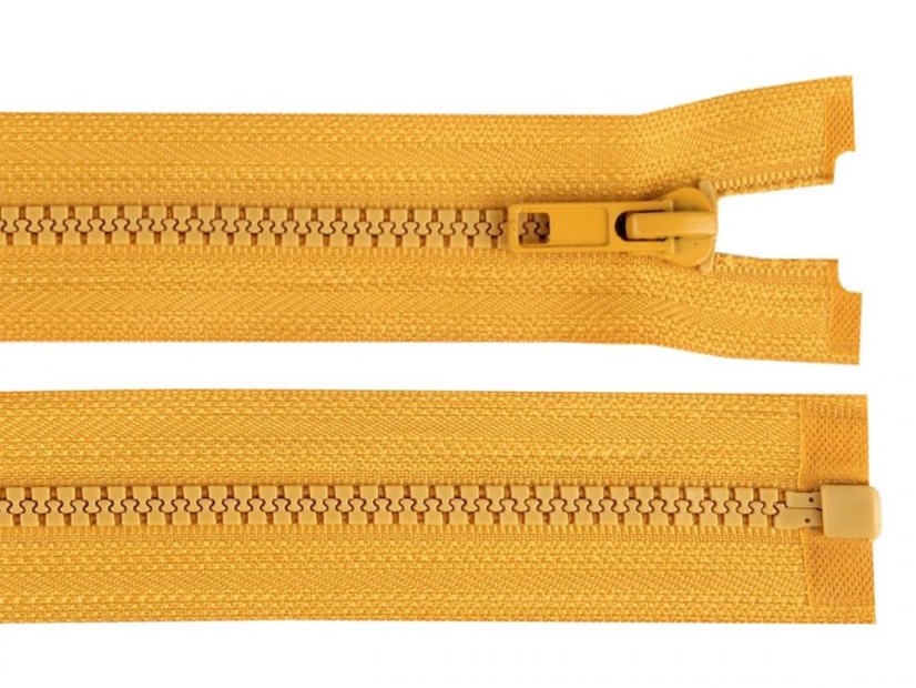 Kostěný zip šíře 5 mm délka 85 cm bundový