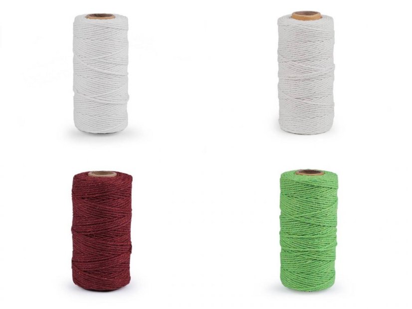 Bavlněná příze macrame / háčkovací