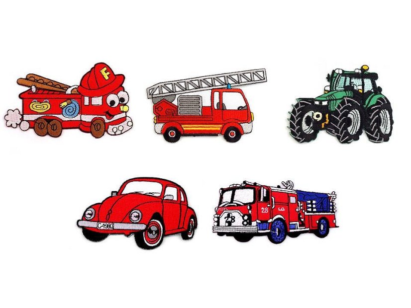 Nažehlovačka auto, traktor, loď