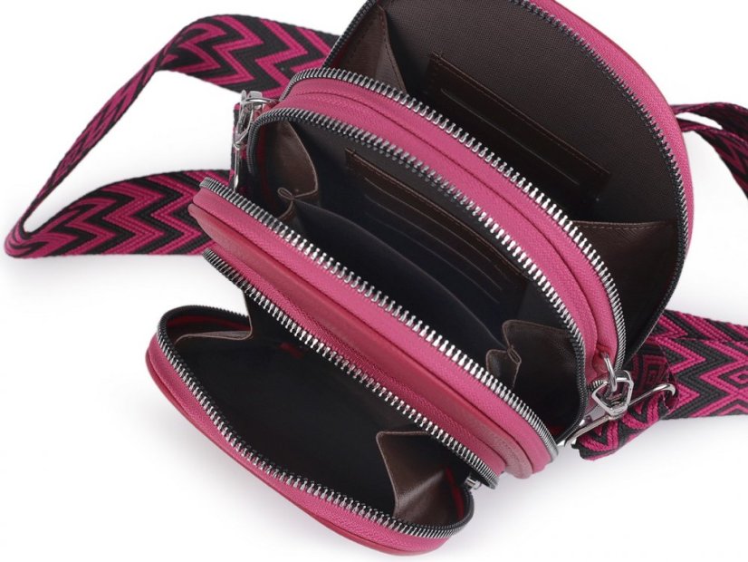 Dámská / dívčí kabelka crossbody s popruhem 15x18 cm