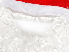 Mikulášská čepice s vousy