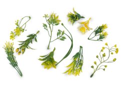 Umělé mini větvičky k aranžování, mix 11 ks