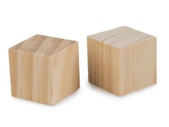 Dřevěná kostka - polotovar k dotvoření 3x3 cm