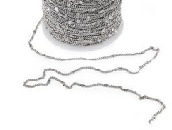 Řetízek z nerezové oceli zdobený 2 mm metráž