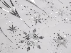 Tyl oděvní / dekorační se vzorem po obou stranách