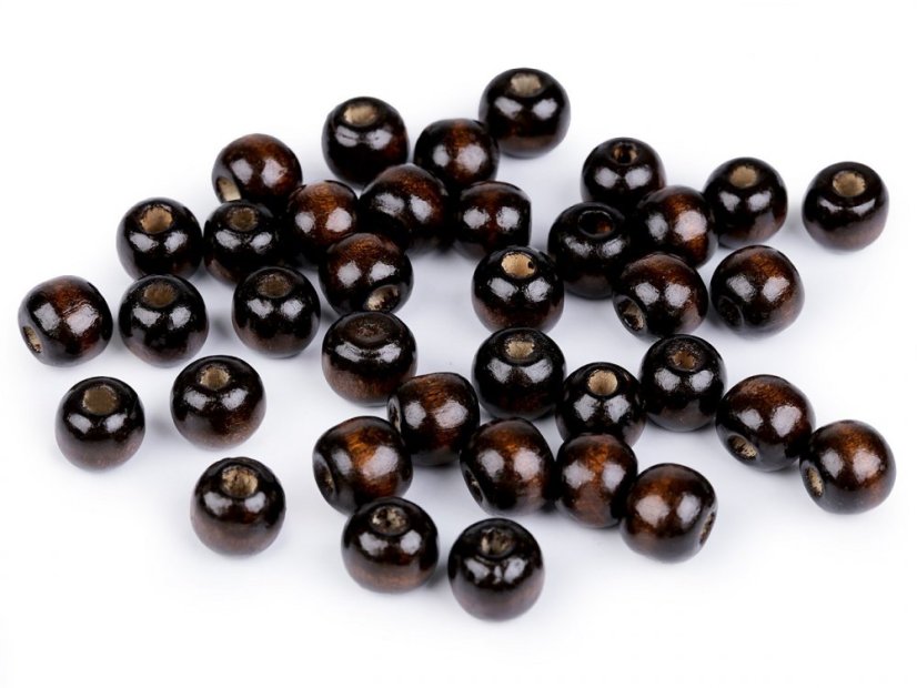 Dřevěné korálky Ø10 mm