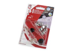 Knoflík zapínací pro ruční potahování nerezový Ø12; 15 mm