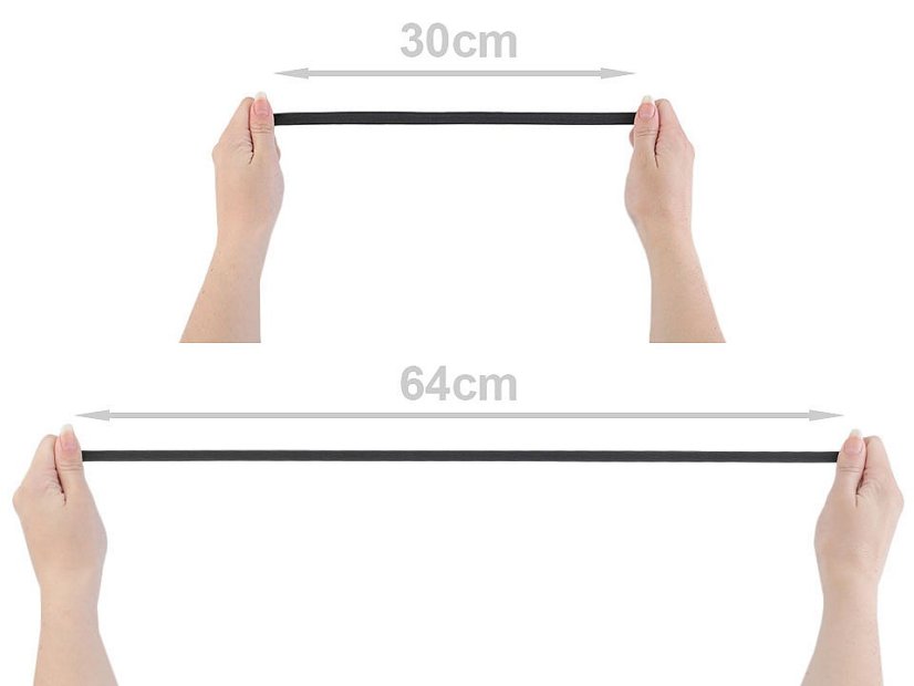 Prádlová pruženka na kartě šíře 11 mm