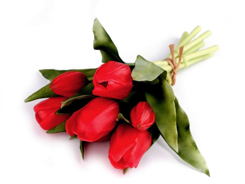 Umělá kytice tulipán