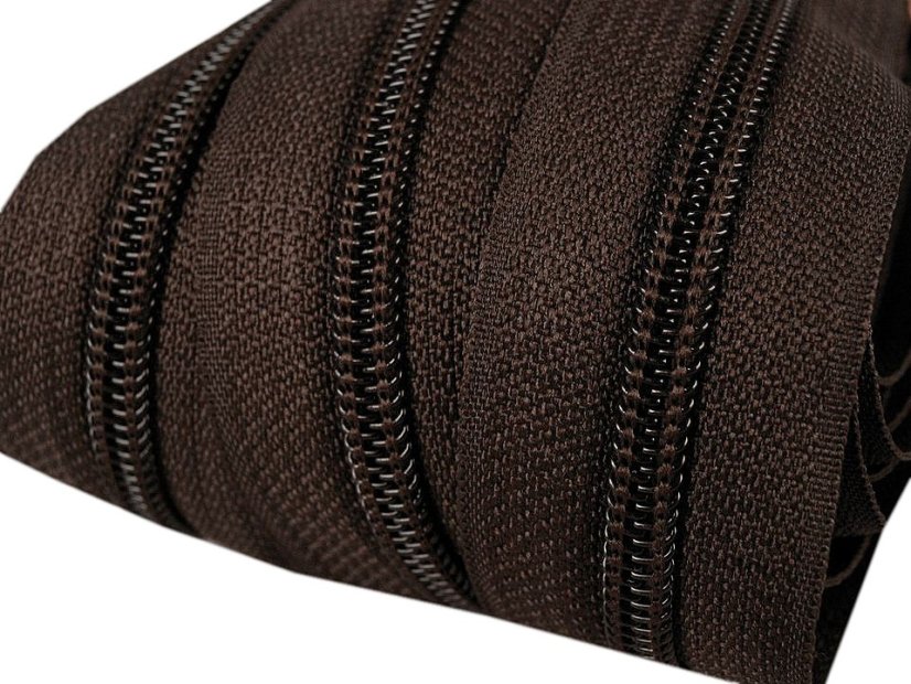 Zip spirálový 5 mm metráž pro jezdce typu POL