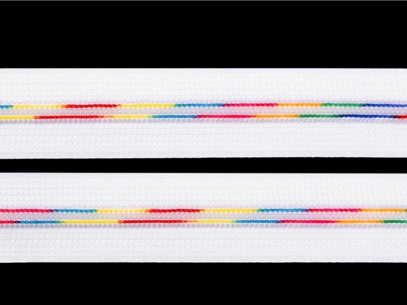 Duhový zip spirálový šíře 6 mm
