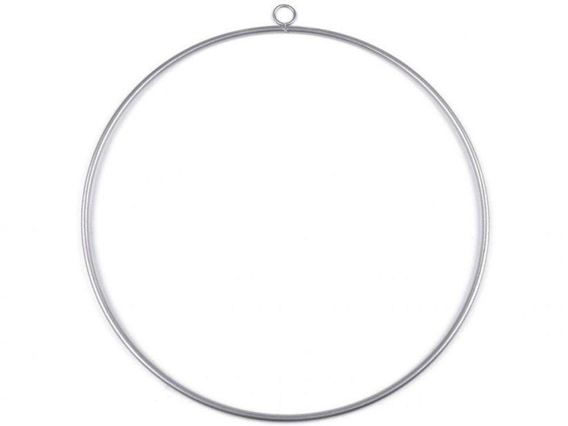 Kovový kruh na lapač snů / k dekorování Ø50 cm