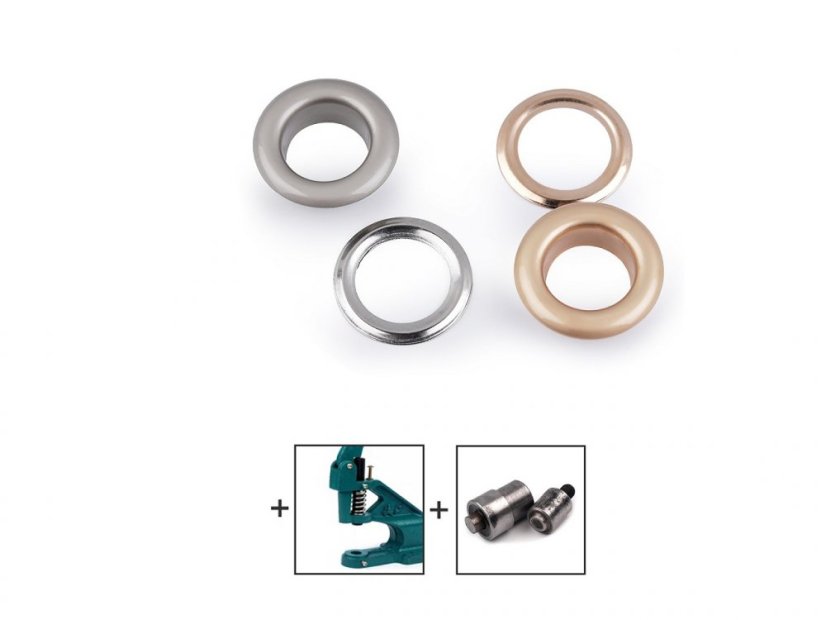 Průchodky s podložkou vnitřní Ø10 mm / vnější Ø17 mm matné