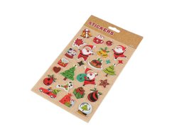 Vánoční samolepky 3D