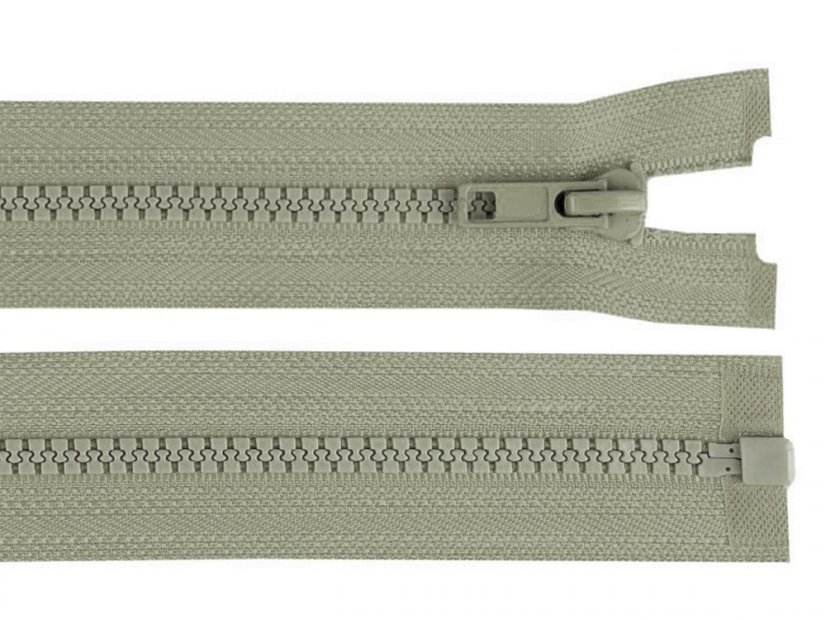 Kostěný zip šíře 5 mm délka 85 cm bundový