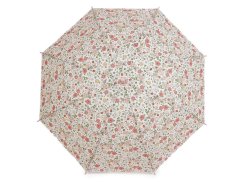 Dámský / dívčí vystřelovací deštník květy