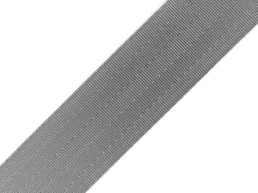 Hladký popruh s leskem šíře 38 mm