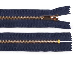Kovový zip No 5 délka 10 cm (jeansový)