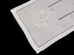 Běhoun / ubrus textilní vyšívaný 40x160 cm
